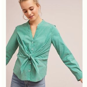 Anthropologie Katherine Knotted Blouse